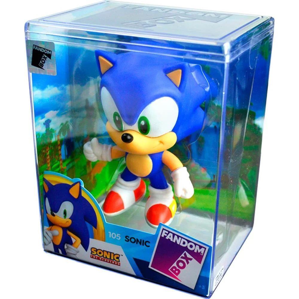 Boneco E Personagem Fandombox Sonic 12Cm Lider - imagem 4