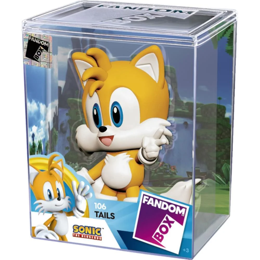 Boneco E Personagem Fandombox Sonic Tails 12Cm Lider - imagem 3