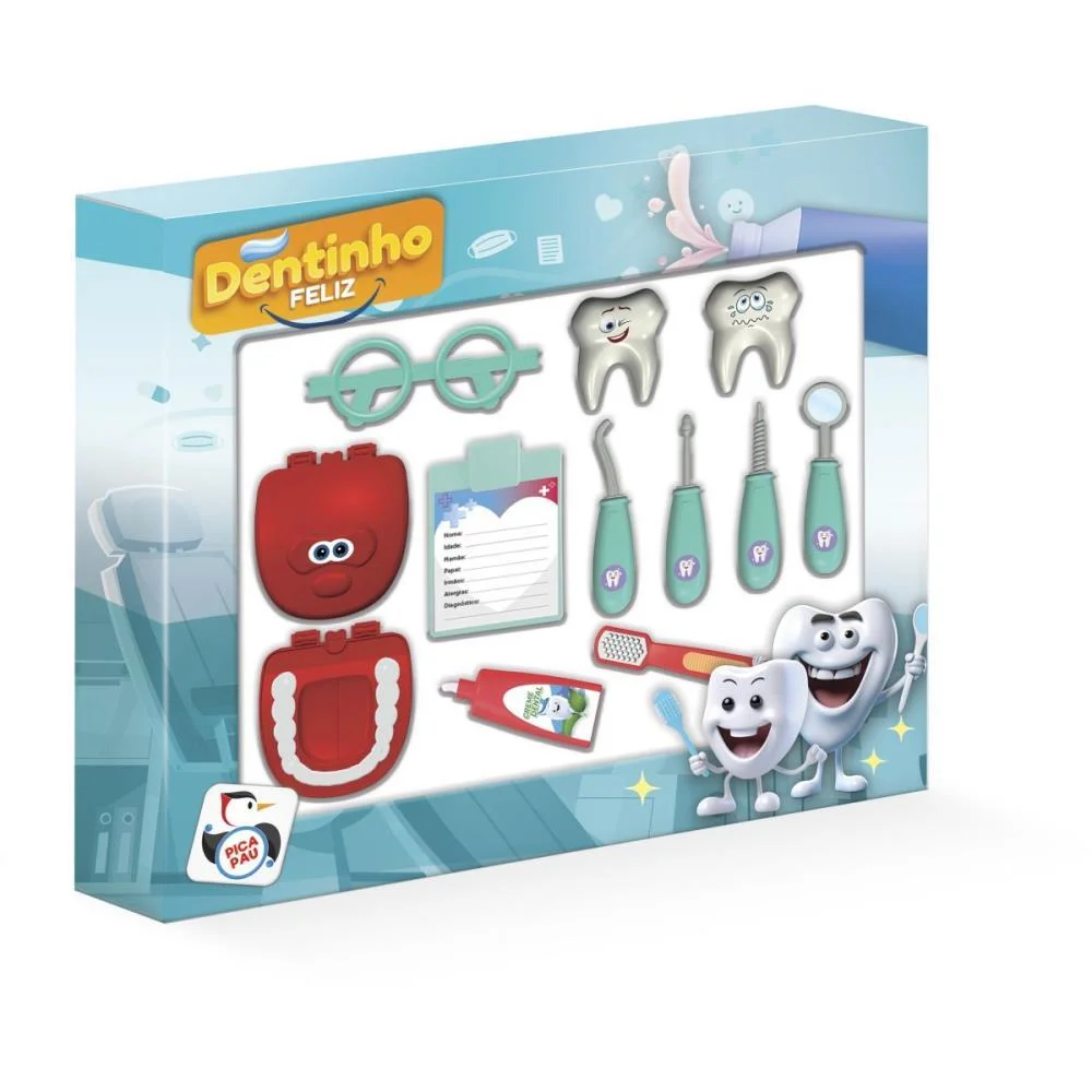 Brincando De Profissoes Dentinho Divertido Na Caixa Pica Pau - imagem 4
