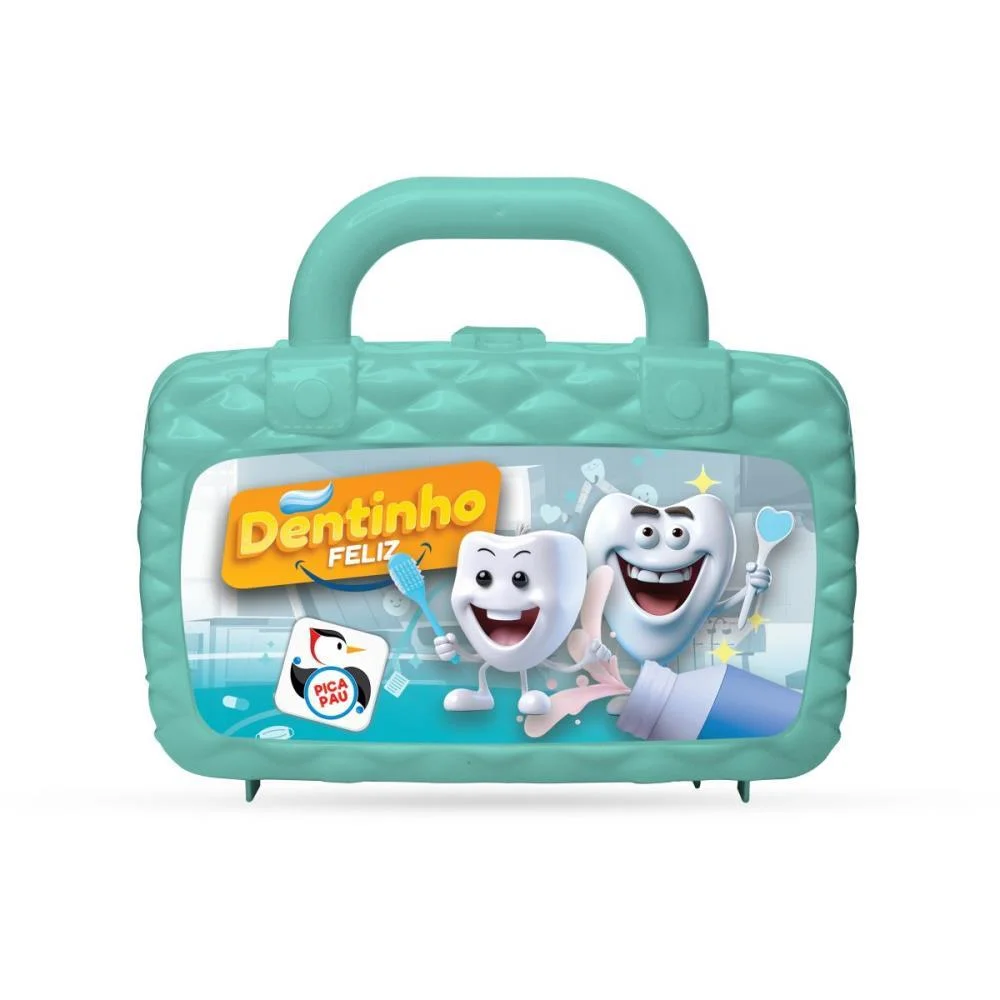 Brincando De Profissoes Maletinha Dentinho Divertido Pica Pau - imagem 4