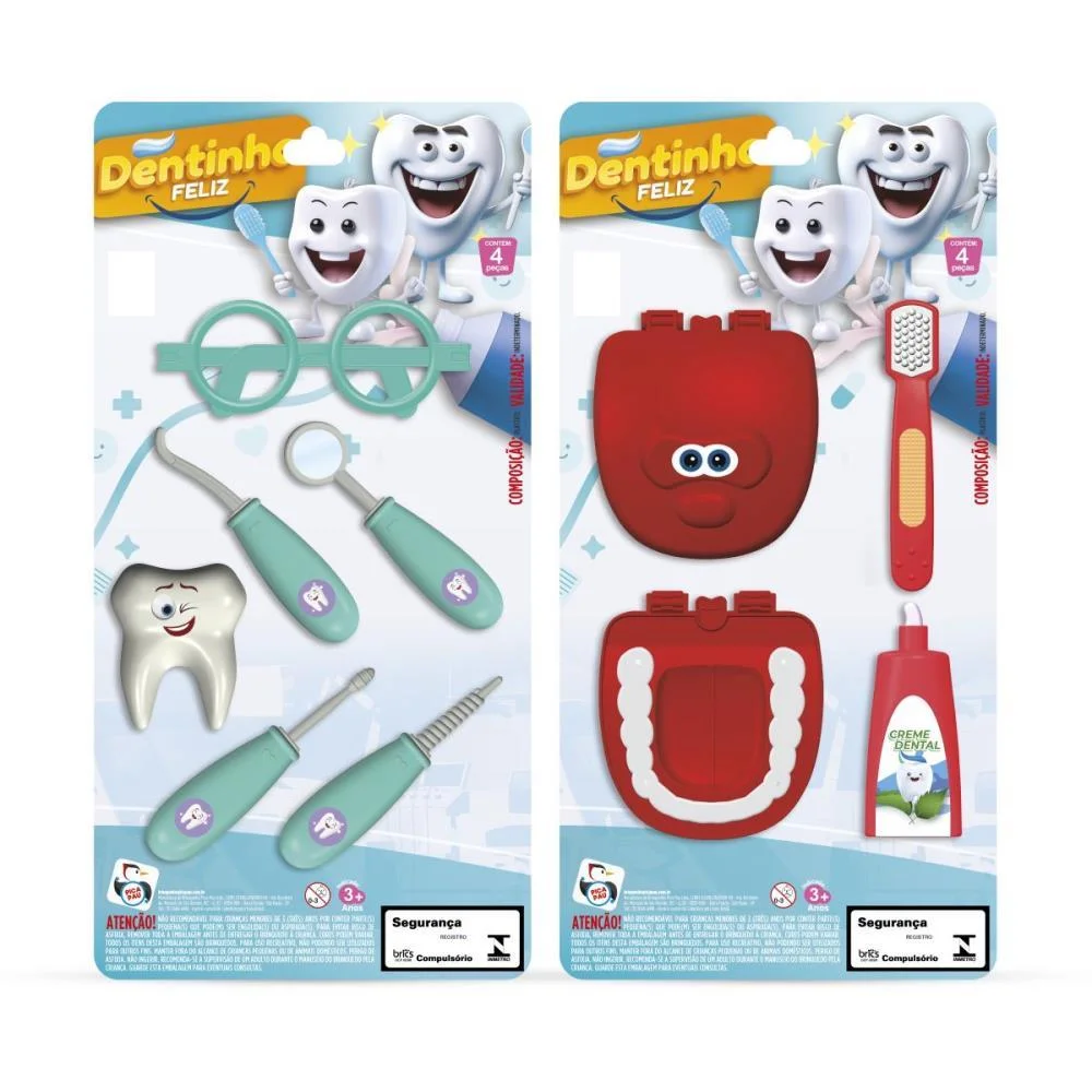 Brincando De Profissoes Dentinho Divertido Pequeno Pica Pau - imagem 2