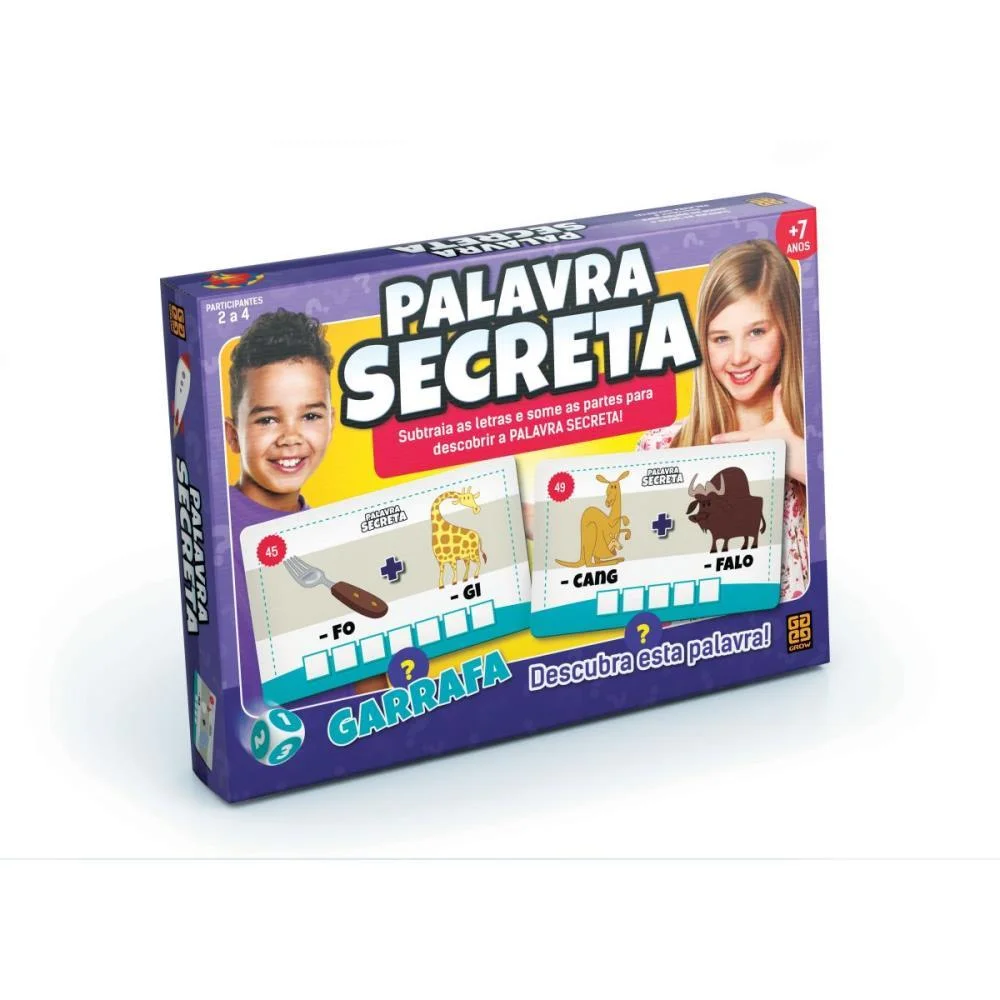 Jogo De Tabuleiro Palavra Secreta Grow - imagem 2