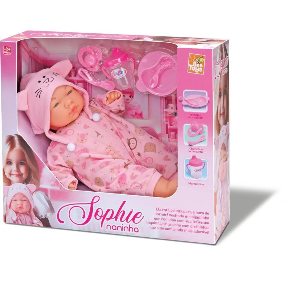 Boneca Sophie Naninha 34Cm C/Acessor. Bee Toys - imagem 6