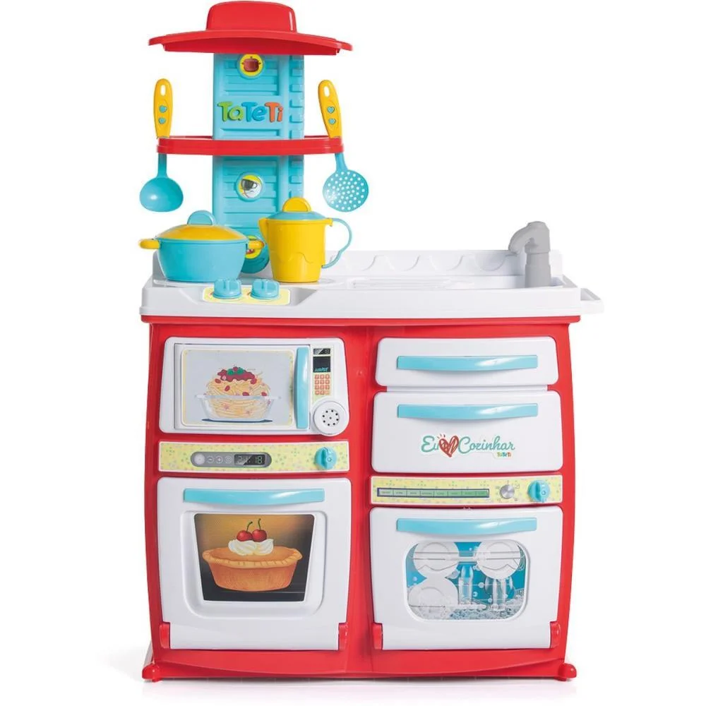 Brincando De Casinha Buona Cozinha C/ Acessorios Tateti - imagem 3