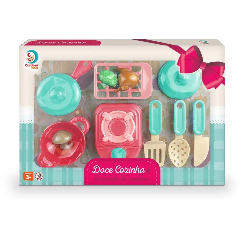 Brincando De Casinha Doce Cozinha Brinc.de Cozinhar Cardoso Toys - imagem 3