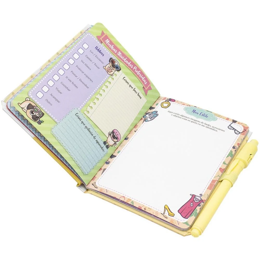 Diario Meu Lindo Diario 13X15,5Cm 52P Todolivro - imagem 4