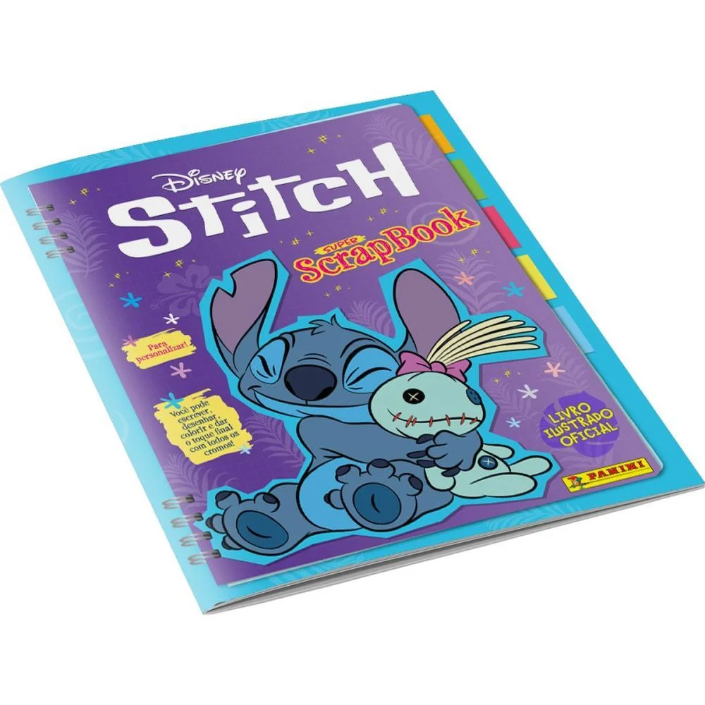 Album De Figurinhas Stitch Brochura Panini - imagem 4
