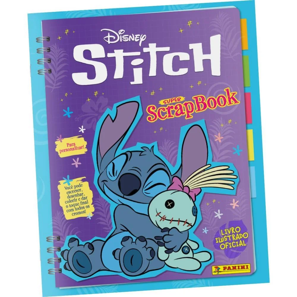 Album De Figurinhas Stitch Brochura Panini - imagem 5