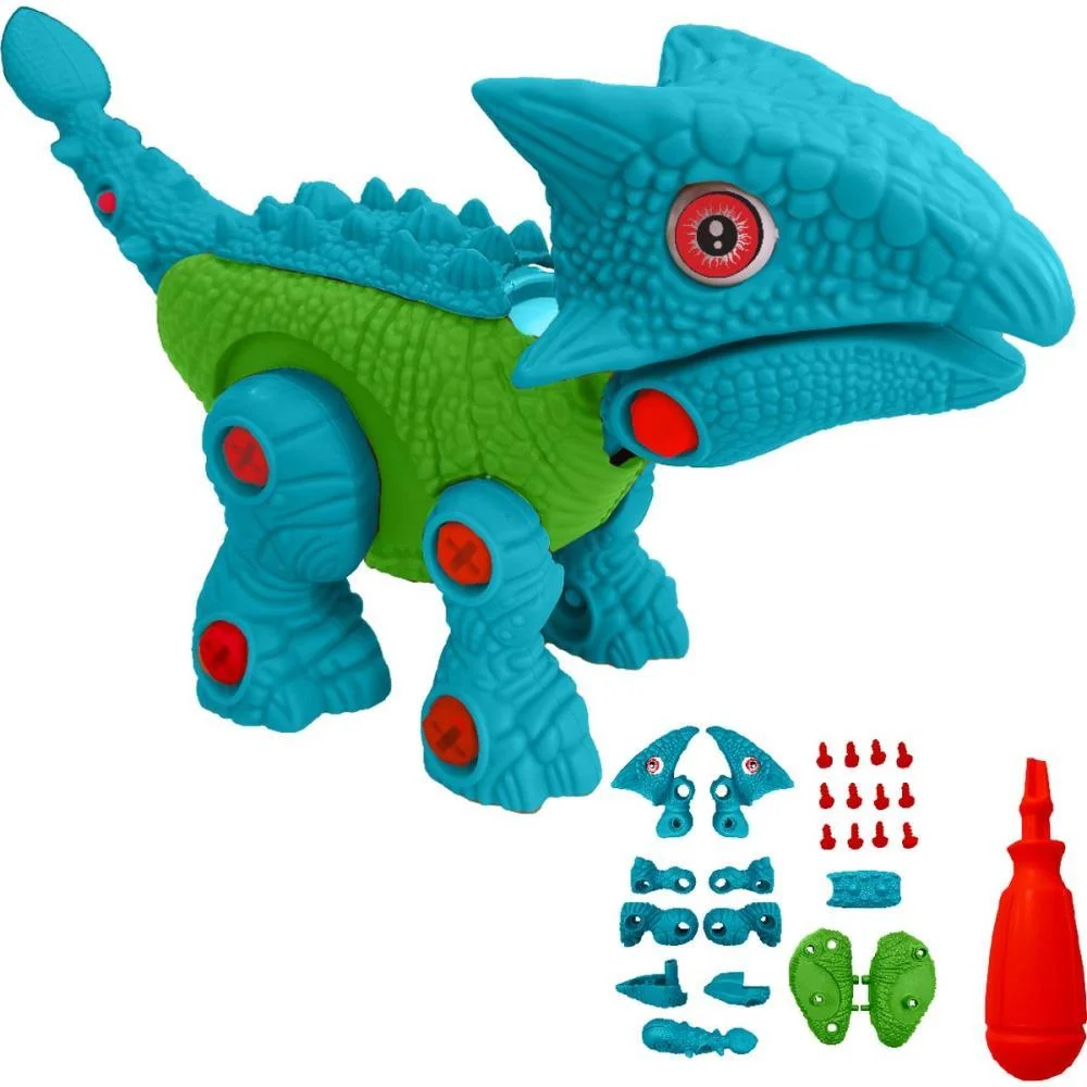 Brinquedo Para Montar Anquilossauro Monta E Desmonta Homeplay - imagem 2
