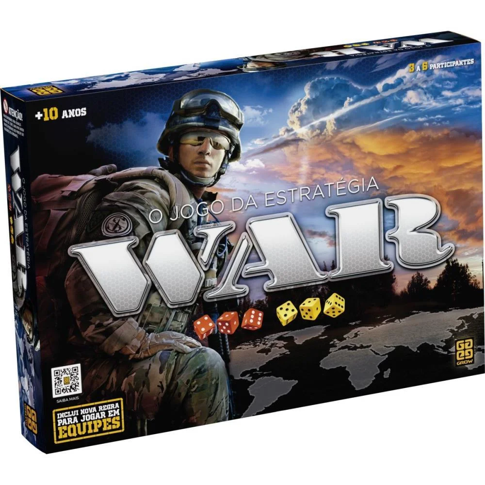 Jogo De Tabuleiro War Grow - imagem 3