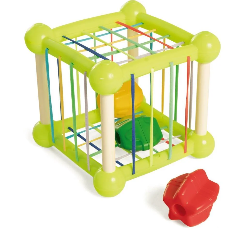 Brinquedo Educativo Desafio A Fio Cubo Elastico Tateti - imagem 2