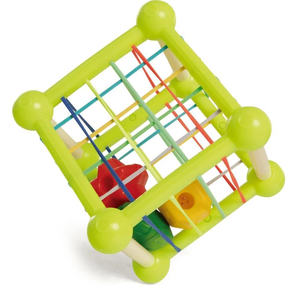 Brinquedo Educativo Desafio A Fio Cubo Elastico Tateti - imagem 4
