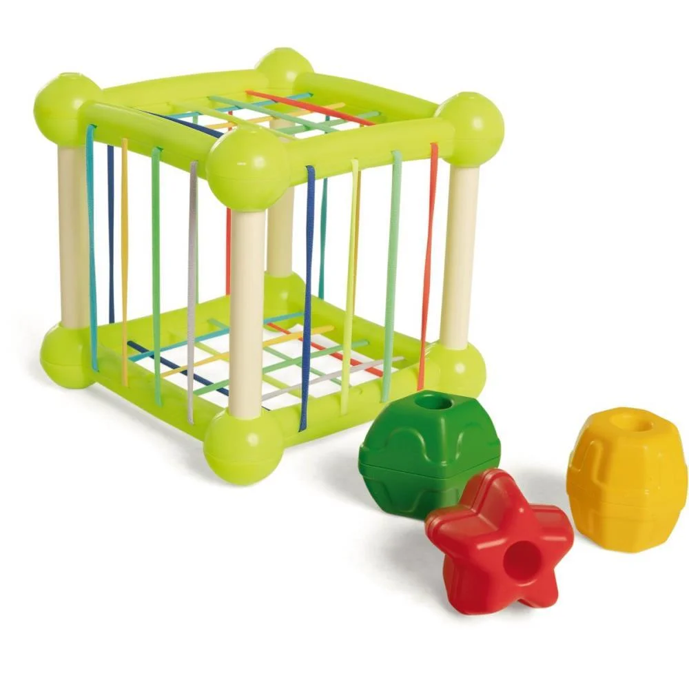 Brinquedo Educativo Desafio A Fio Cubo Elastico Tateti - imagem 6