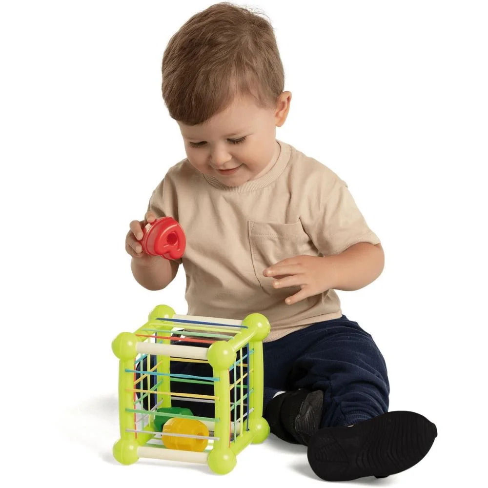 Brinquedo Educativo Desafio A Fio Cubo Elastico Tateti - imagem 7
