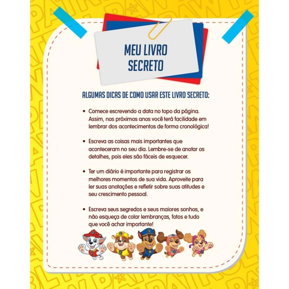 Diario Patrulha Canina Chase Azul Vale Das Letras - imagem 5