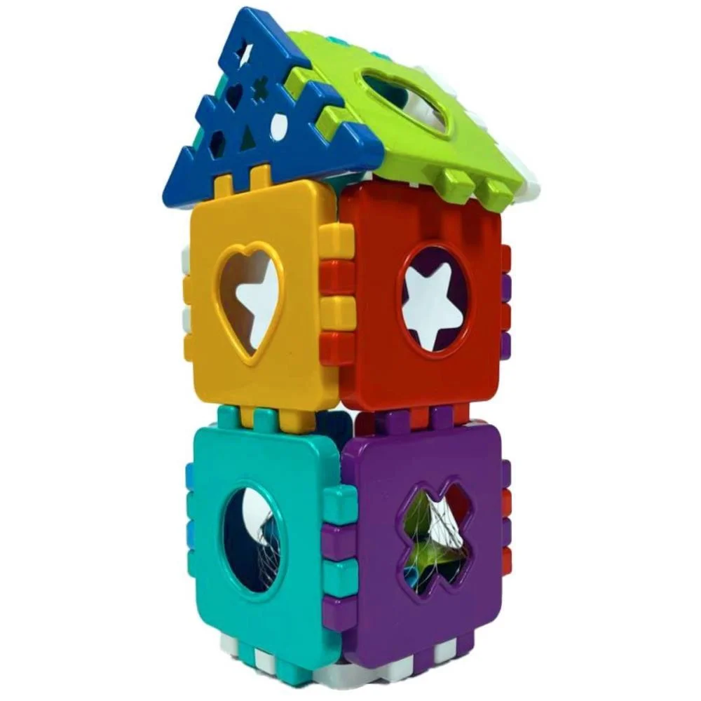 Brinquedo Educativo Torre Da Alegria Baby C/Blocos Kendy Brinquedos - imagem 6