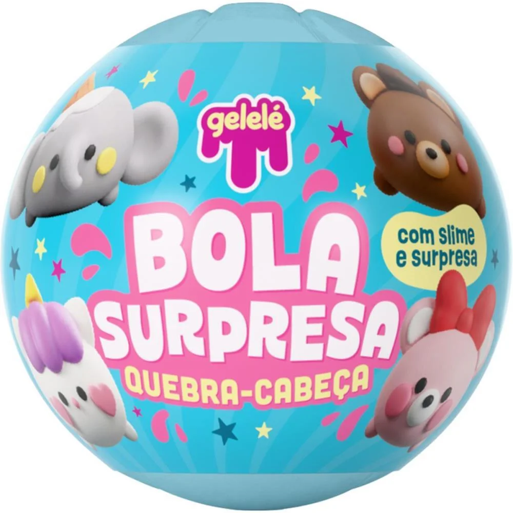 Slime Bola Surpresa Cabecudinhos (S) Doce Brinquedo C/ 12 Unidades - imagem 6
