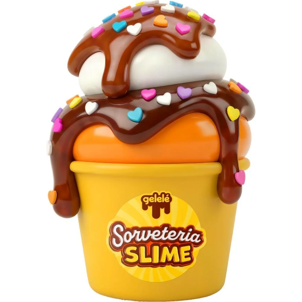 Slime Gelele Sorveteria Banoffee Doce Brinquedo (Kit) - imagem 4