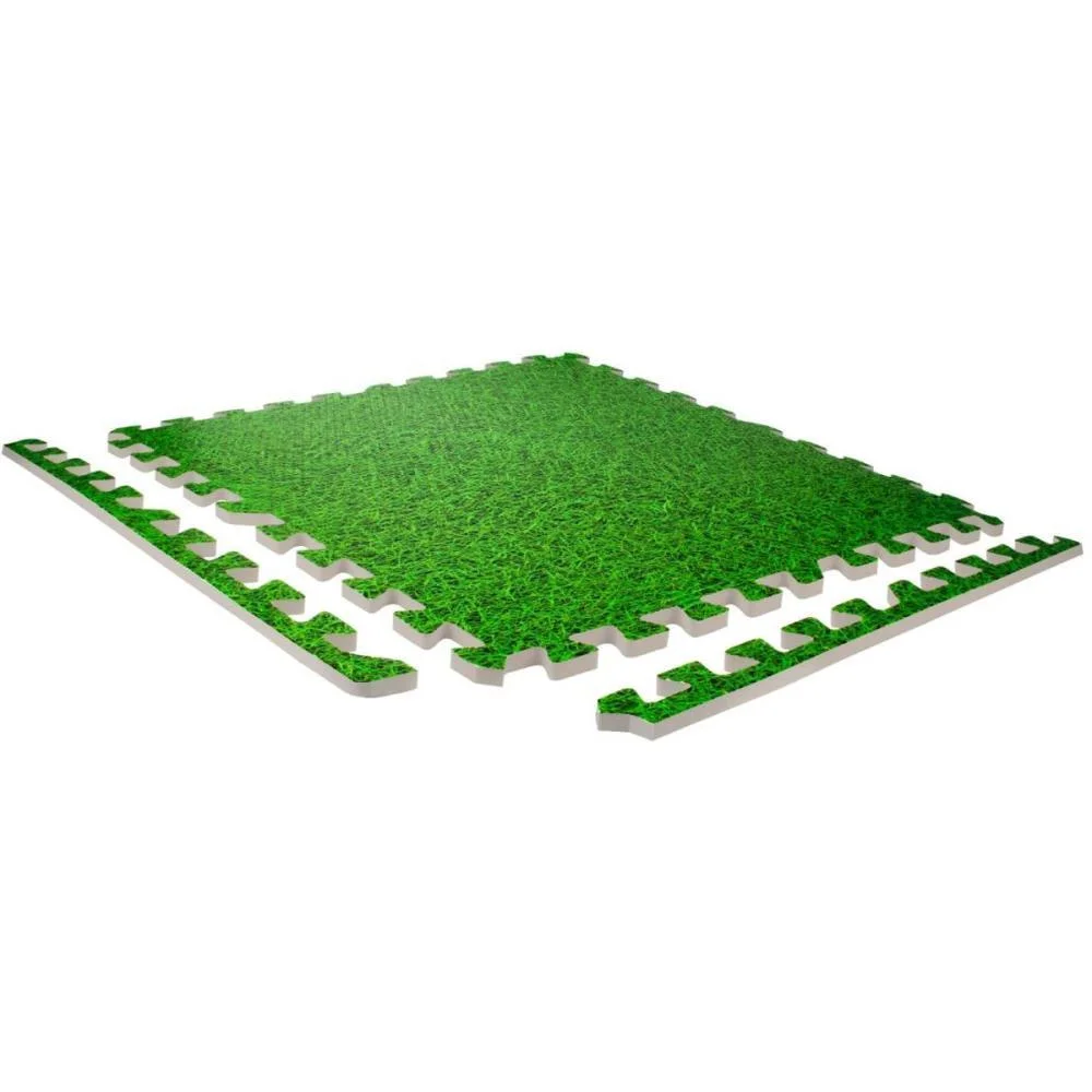 Tatame 04 Placas 60X60X1Cm Grama Evamax (Pacote) - imagem 4