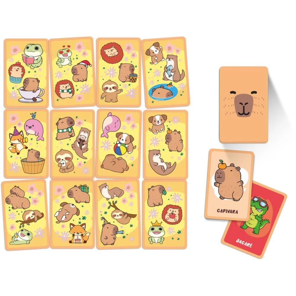 Jogo De Cartas Eu Vi! Capivaras Copag - imagem 4