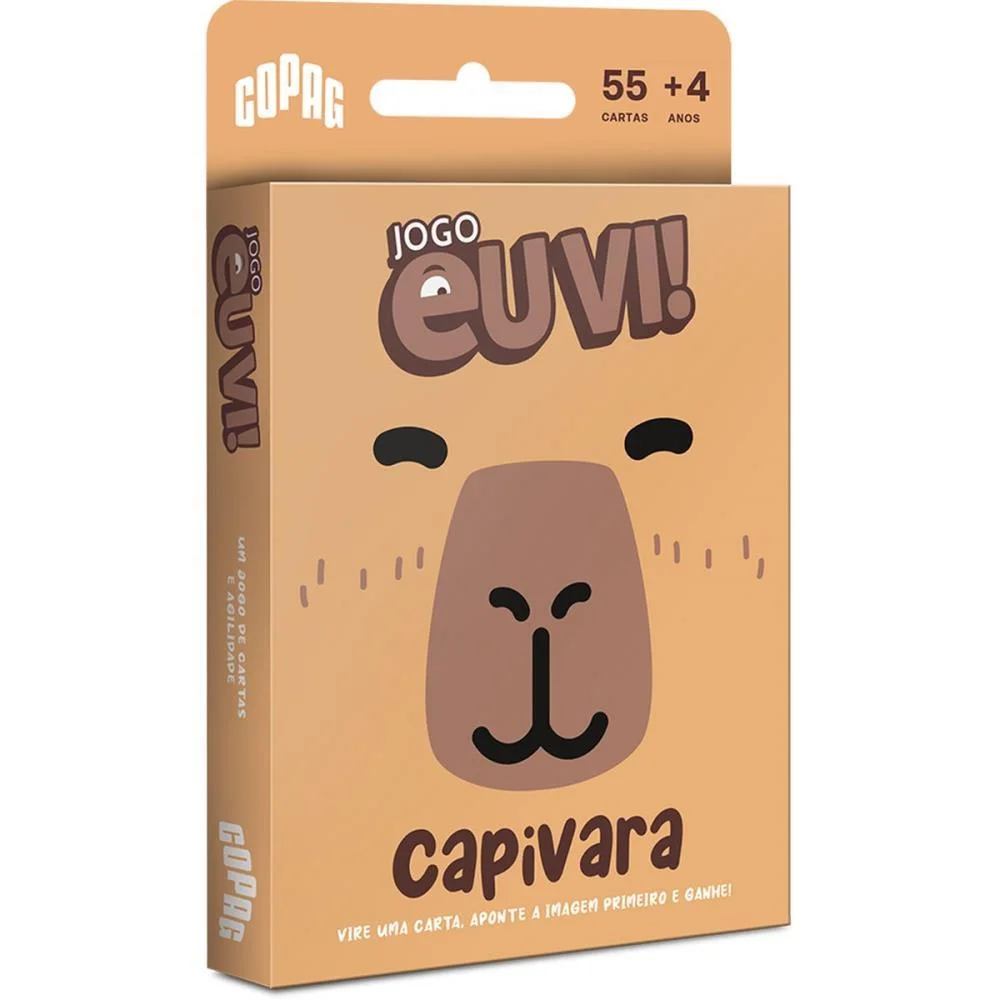 Jogo De Cartas Eu Vi! Capivaras Copag - imagem 5