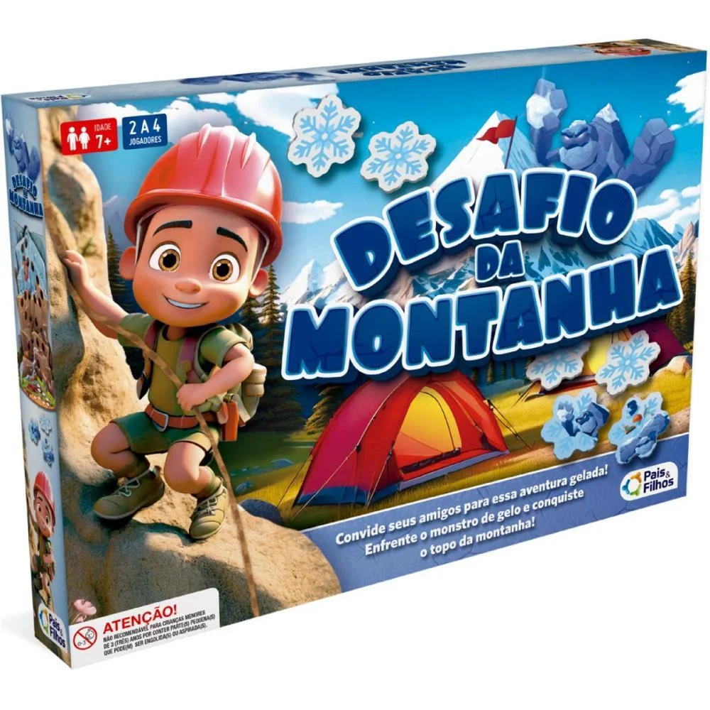 Jogo De Tabuleiro Desafio Da Montanha Pais E Filhos - imagem 3