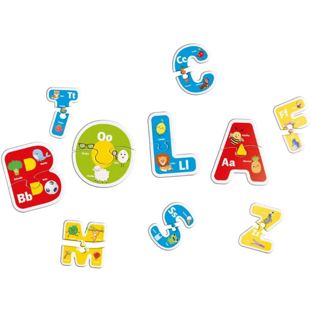 Brinquedo Pedagogico Aprendendo O Alfabeto Pais E Filhos - imagem 3