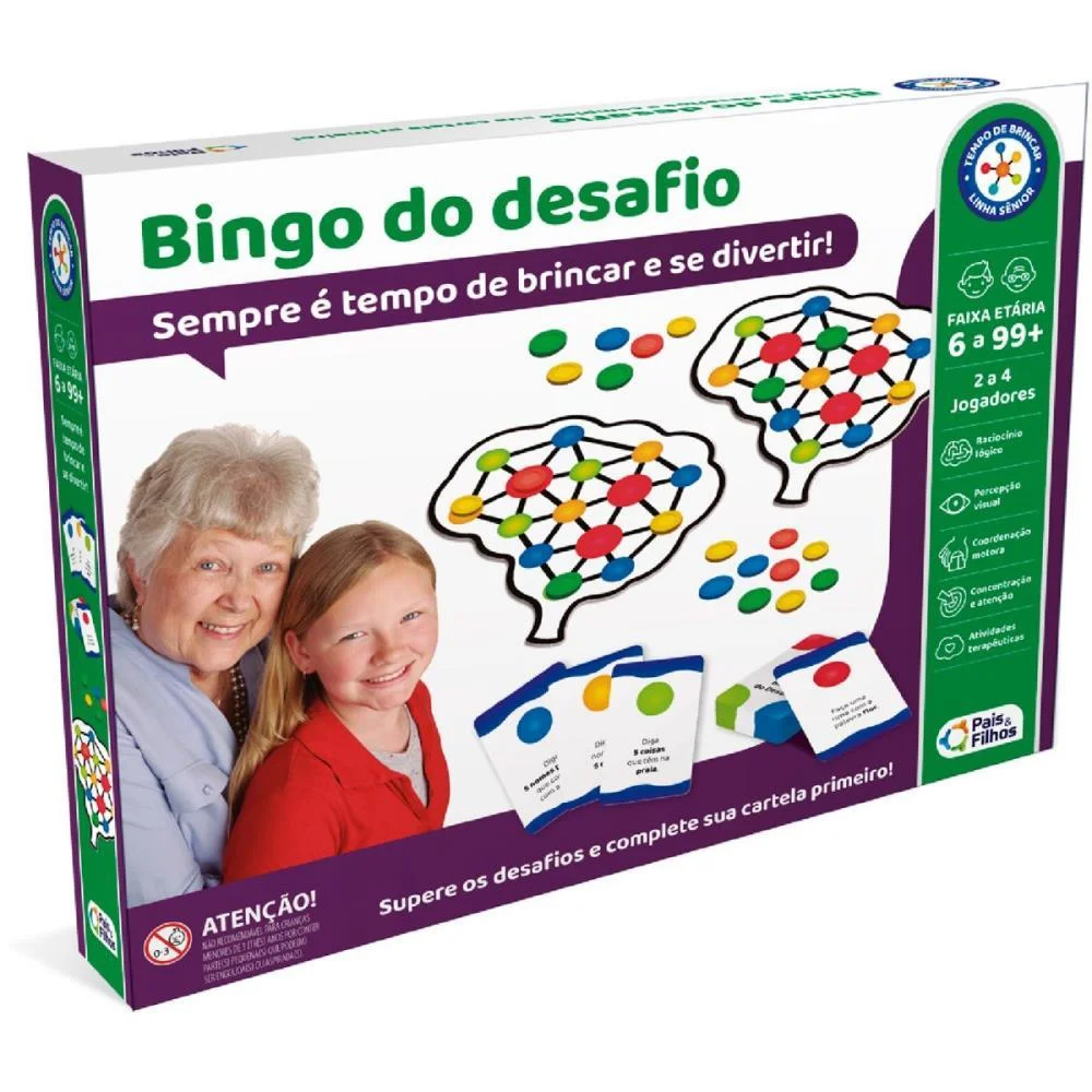 Jogo De Cartas Bingo Do Desafio Pais E Filhos - imagem 4