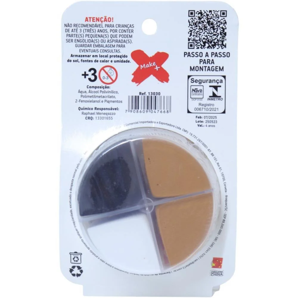 Massa De Eva Criativa Capivara C/04 Cores 28G Make+ - imagem 3