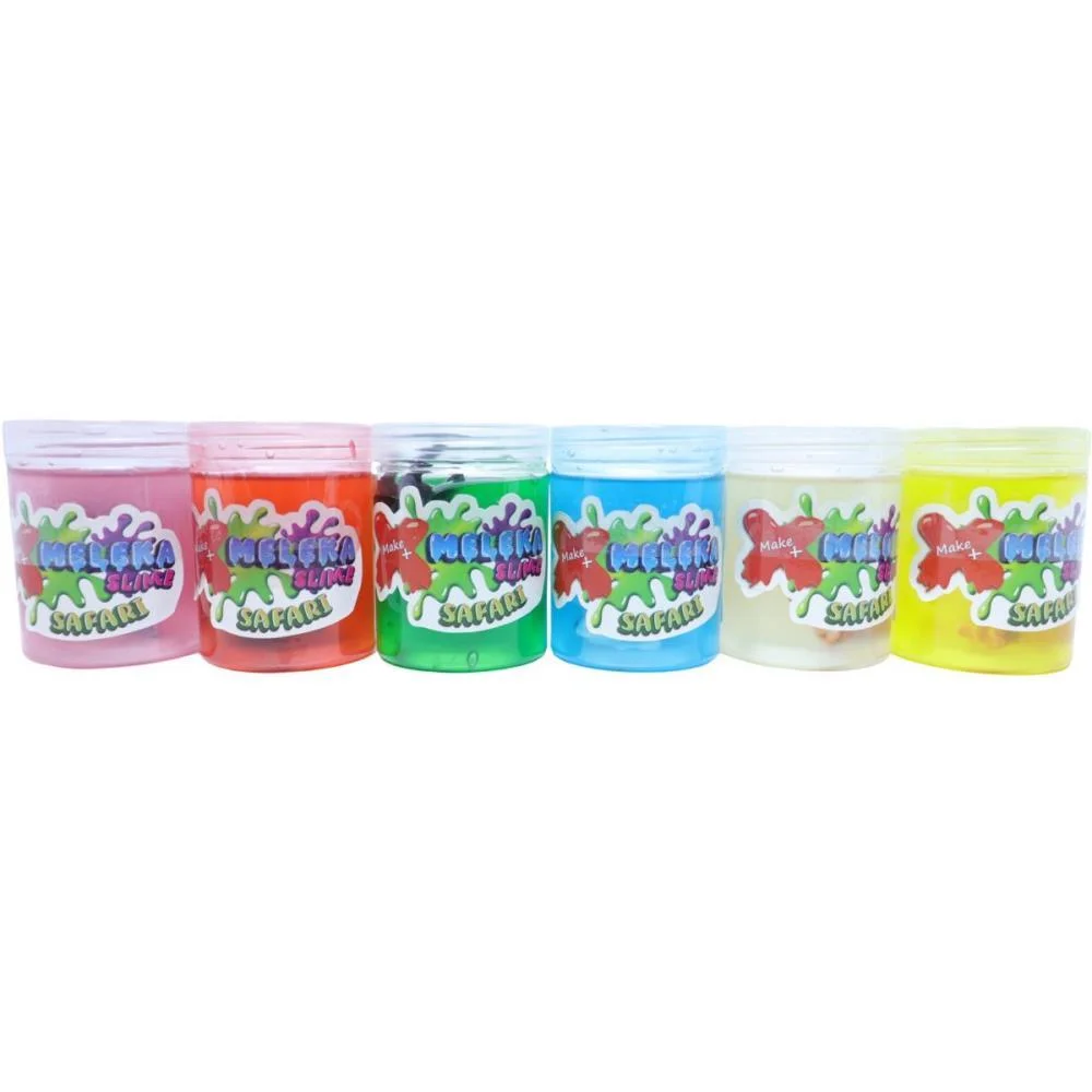 Slime Meleka Safari Sortido 130G Make+ C/ 12 Unidades - imagem 4