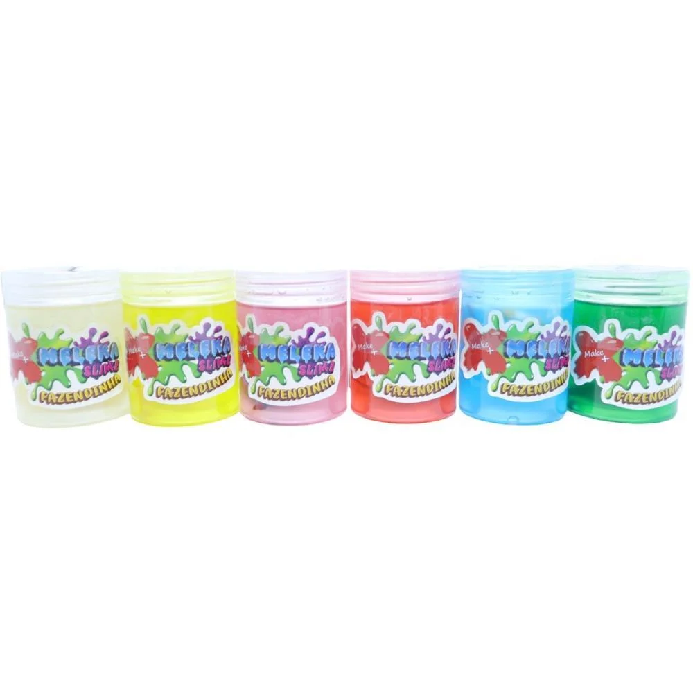 Slime Meleka Fazendinha Sortido 130G Make+ C/ 12 Unidades - imagem 4