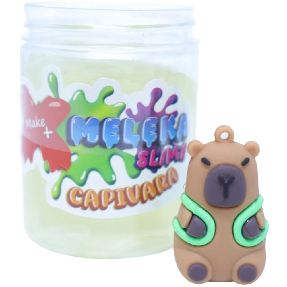 Slime Meleka Capivara Sortido 130G Make+ C/ 12 Unidades - imagem 4