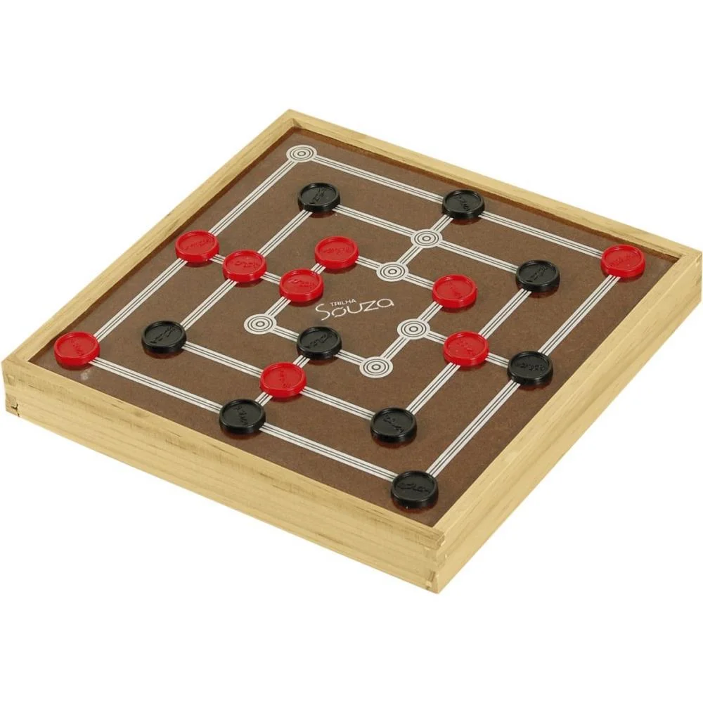 Jogo De Tabuleiro Dama E Trilha Souza - imagem 4