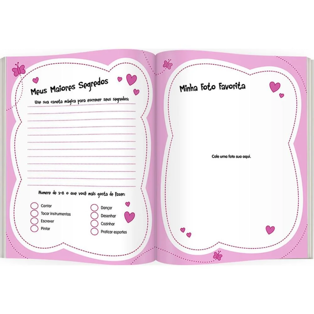 Diario Meu Diario Secreto Rosa Vale Das Letras - imagem 4