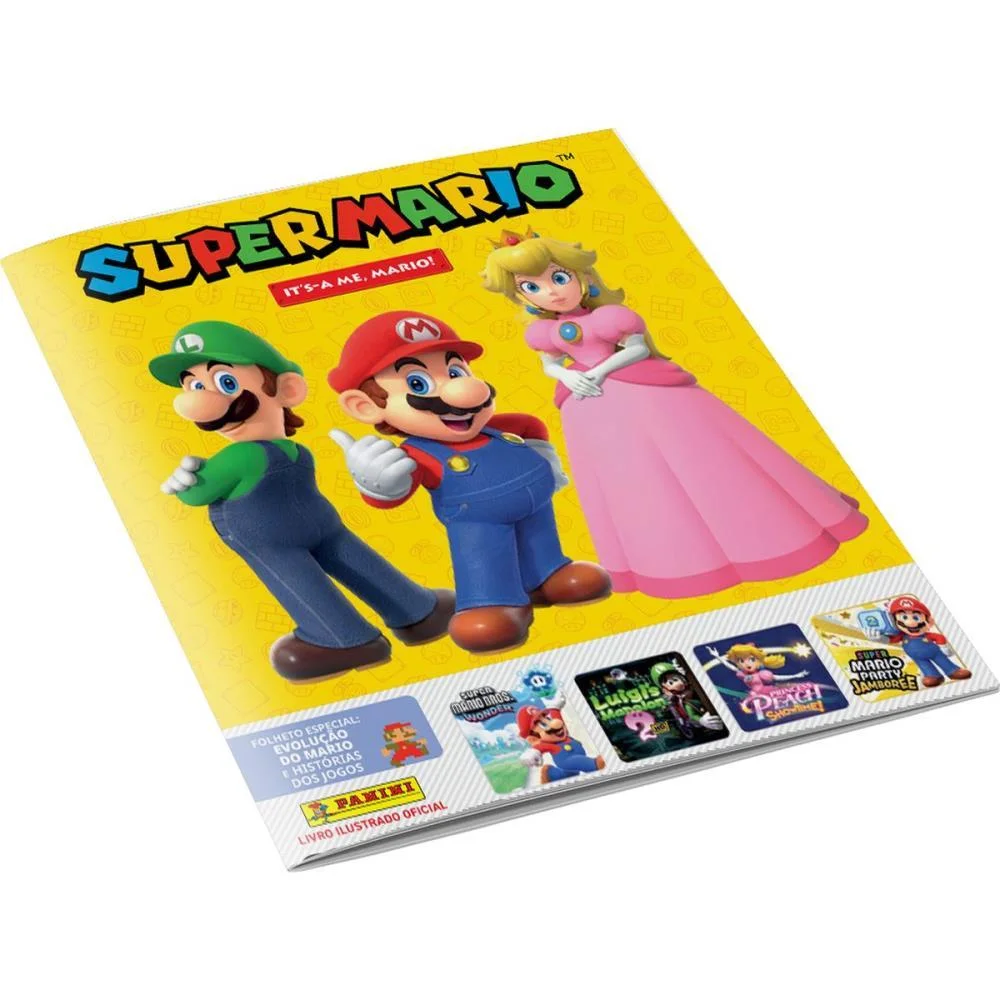 Album De Figurinhas Super Mario Brochura Panini - imagem 2