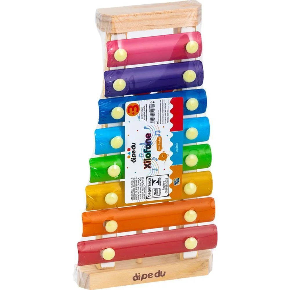 Instrumento Musical Dipedu Xilofone Colorido Brw - imagem 2