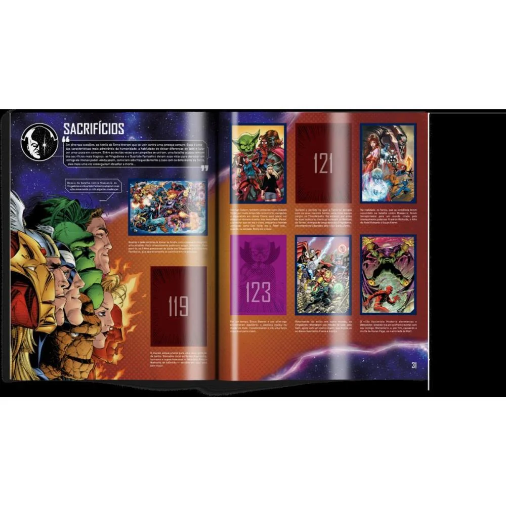 Album De Figurinhas Marvel Comics Brochura Panini - imagem 4