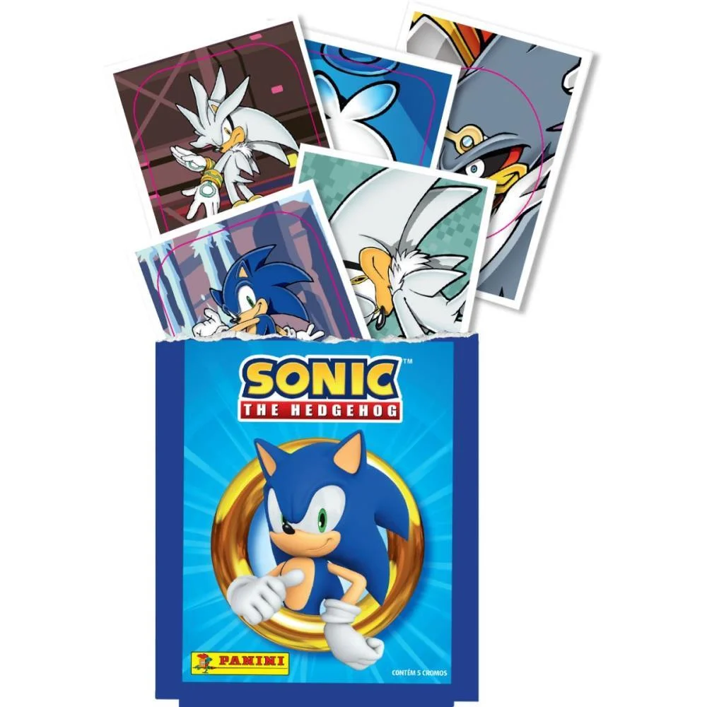 Figurinhas Sonic The Hedgehog Env.c/05 Panini (Pct.c/20) - imagem 2