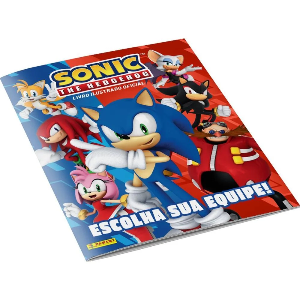 Album De Figurinhas Sonic The Hedgehog Brochura Panini - imagem 4