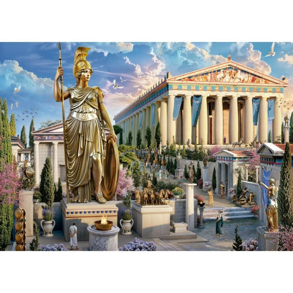 Quebra-Cabeca Cartonado Grecia Antiga 1000 Pecas Grow - imagem 3