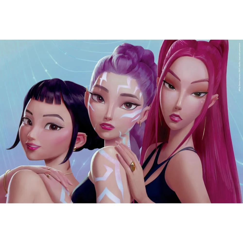 Quebra-Cabeca Cartonado Guerreiras Do K-Pop 200 Pecas Grow - imagem 3