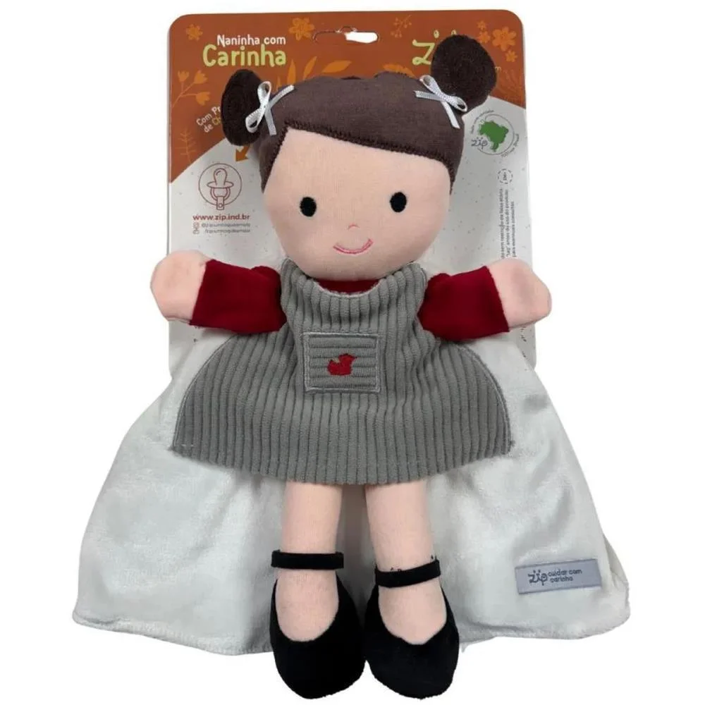 Pelucia Naninha Fantoche Lara 30Cm Zip - imagem 7