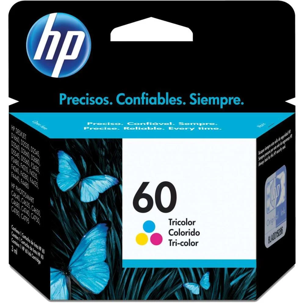 Cartucho Original Hp 60 Colorido Inkjet Hp - imagem 3