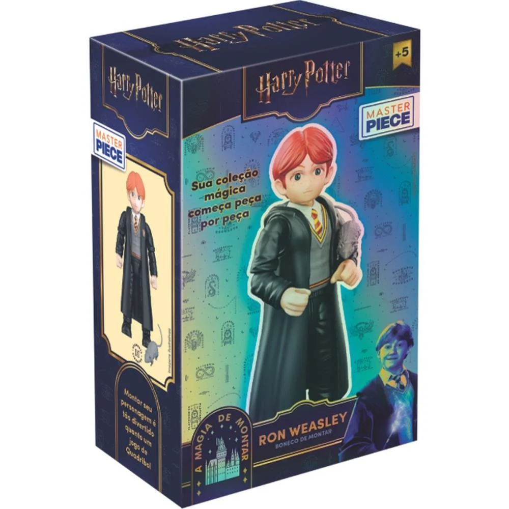 Boneco E Personagem Masterpiece Harry Potter Ron Lider - imagem 4