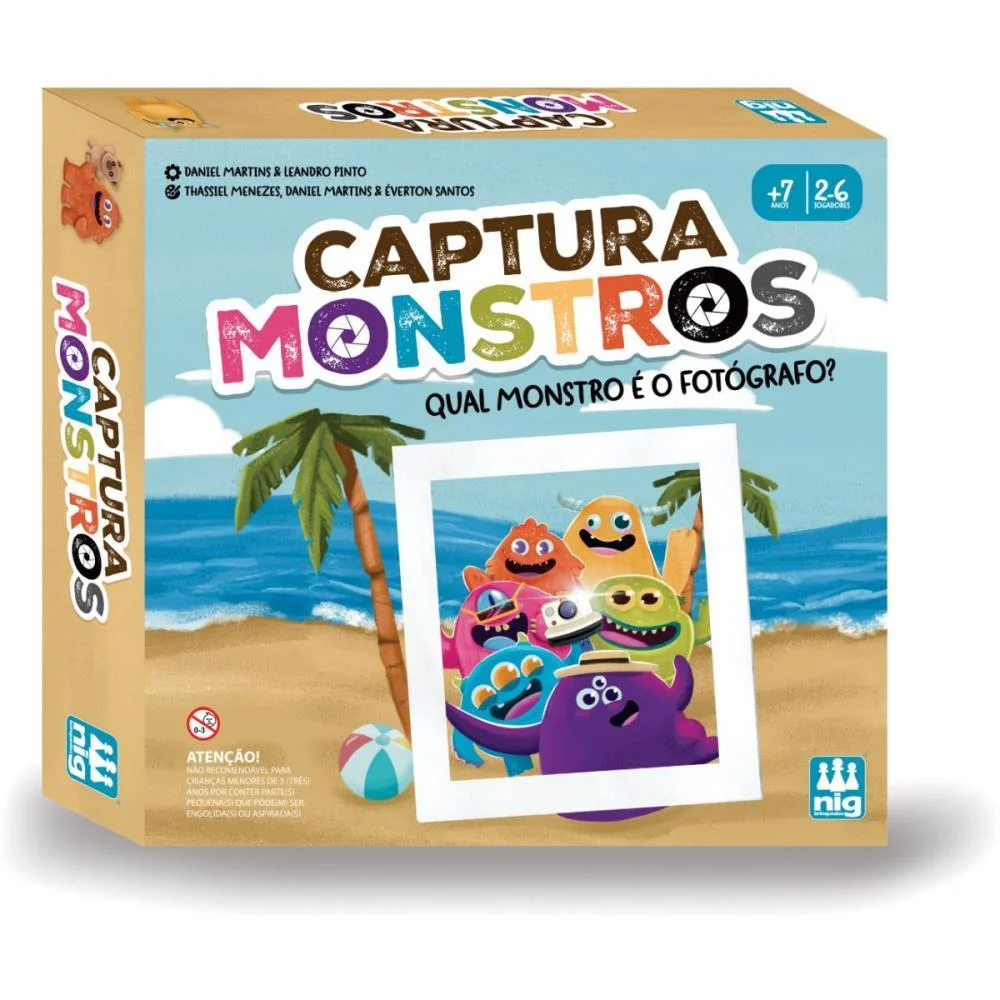 Jogo De Cartas Captura Monstros Nig Brinquedos - imagem 2