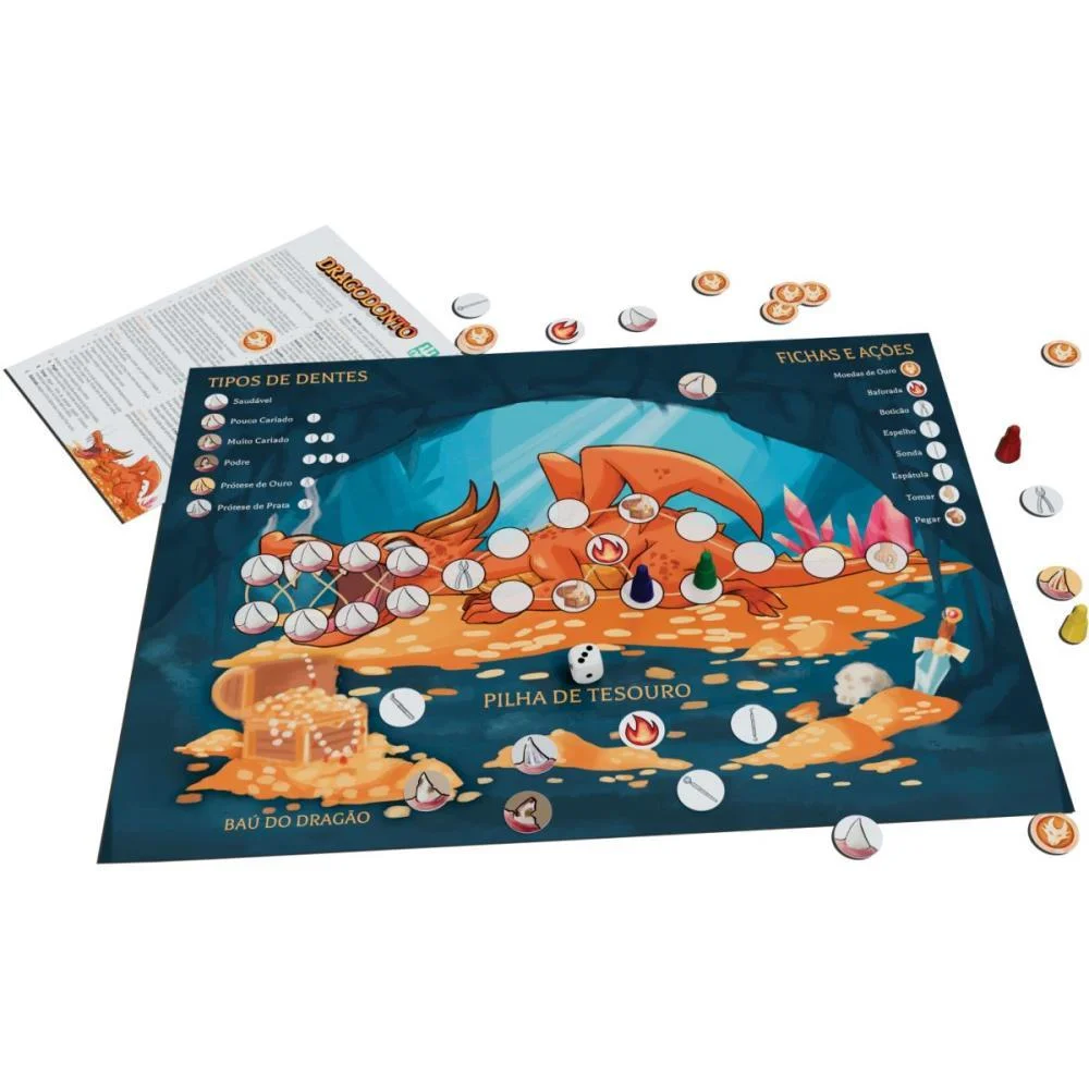 Jogo De Tabuleiro Dragodonto Nig Brinquedos - imagem 5