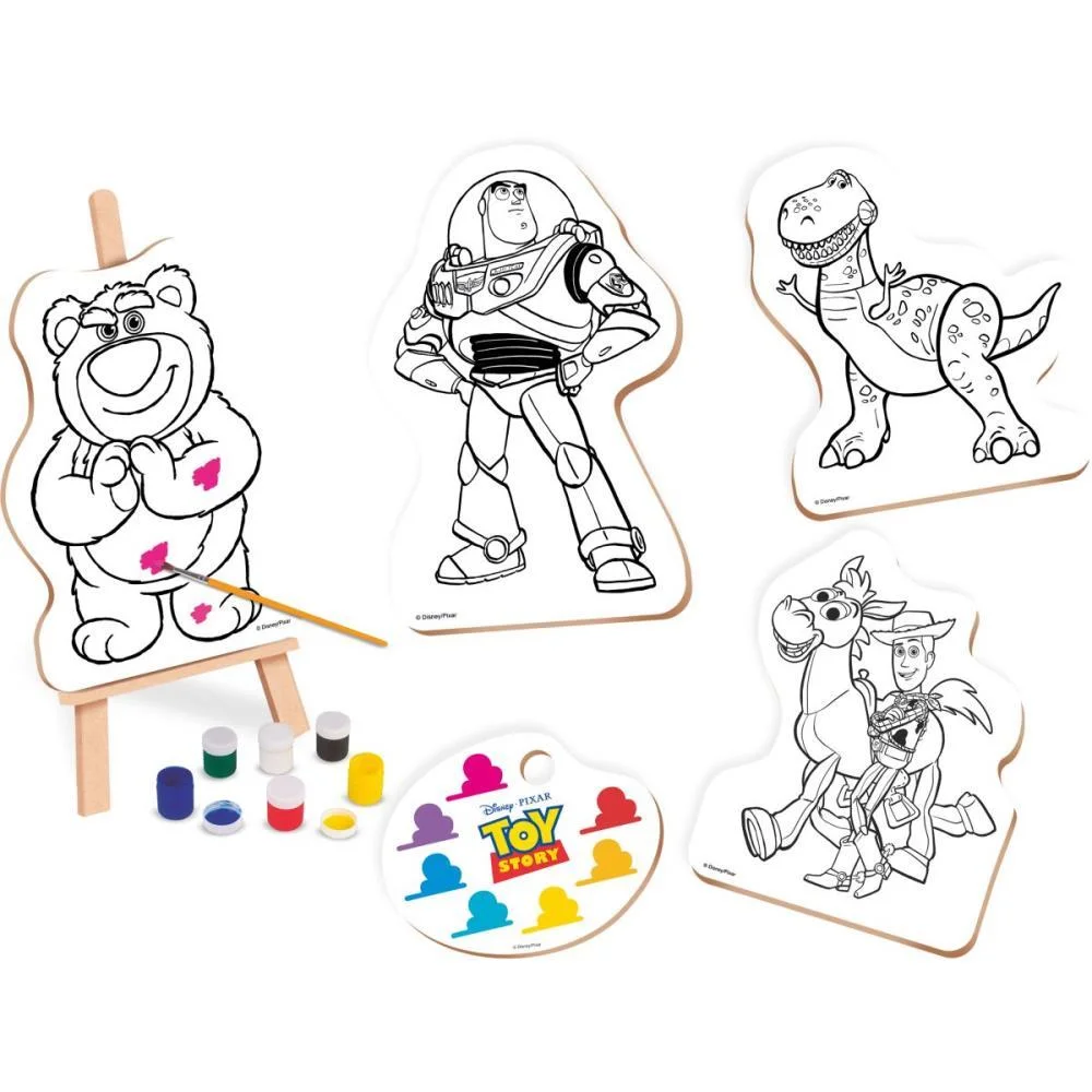 Brinquedo Para Colorir Toy Story Kit Pintura Nig Brinquedos - imagem 5