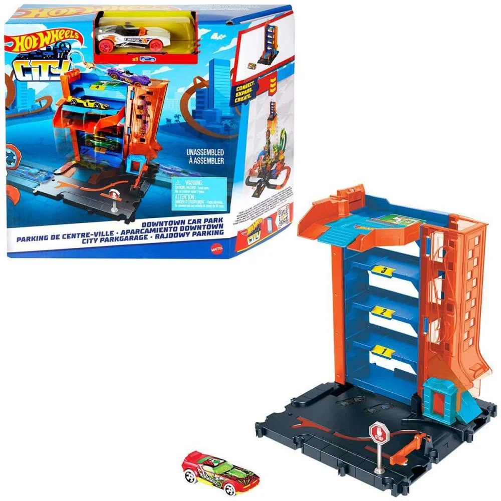 Hot Wheels Pista City Downtown Cj De Pistas (S) Mattel - imagem 2