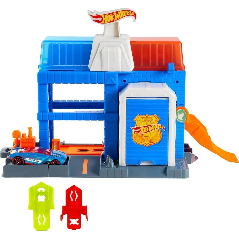 Hot Wheels Pista City Downtown Torre De Policia Mattel - imagem 4