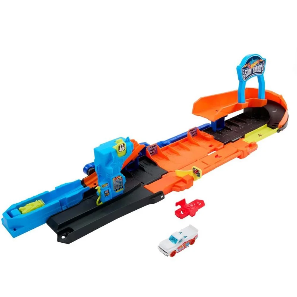 Hot Wheels Pista City Garagem De Acrobacias Mattel - imagem 4